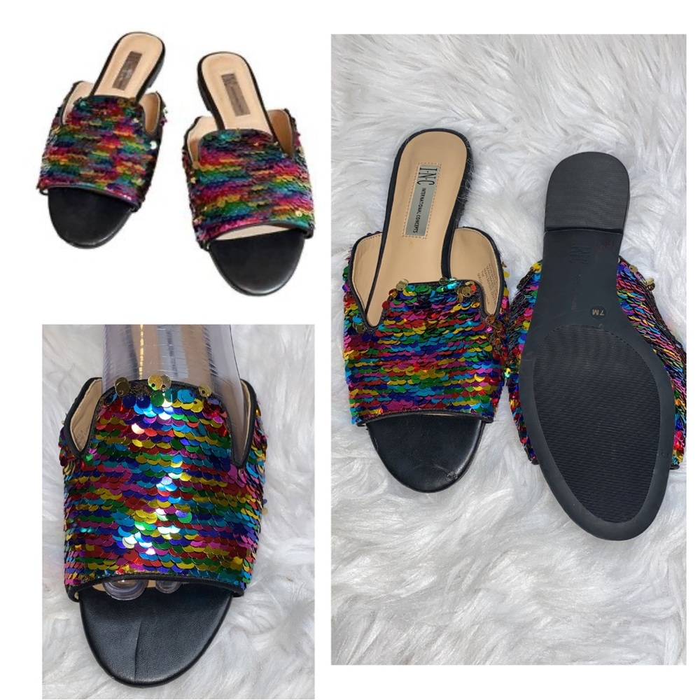 Fashion Slippers Sequins Casual Sandals - Picture 2 of 6